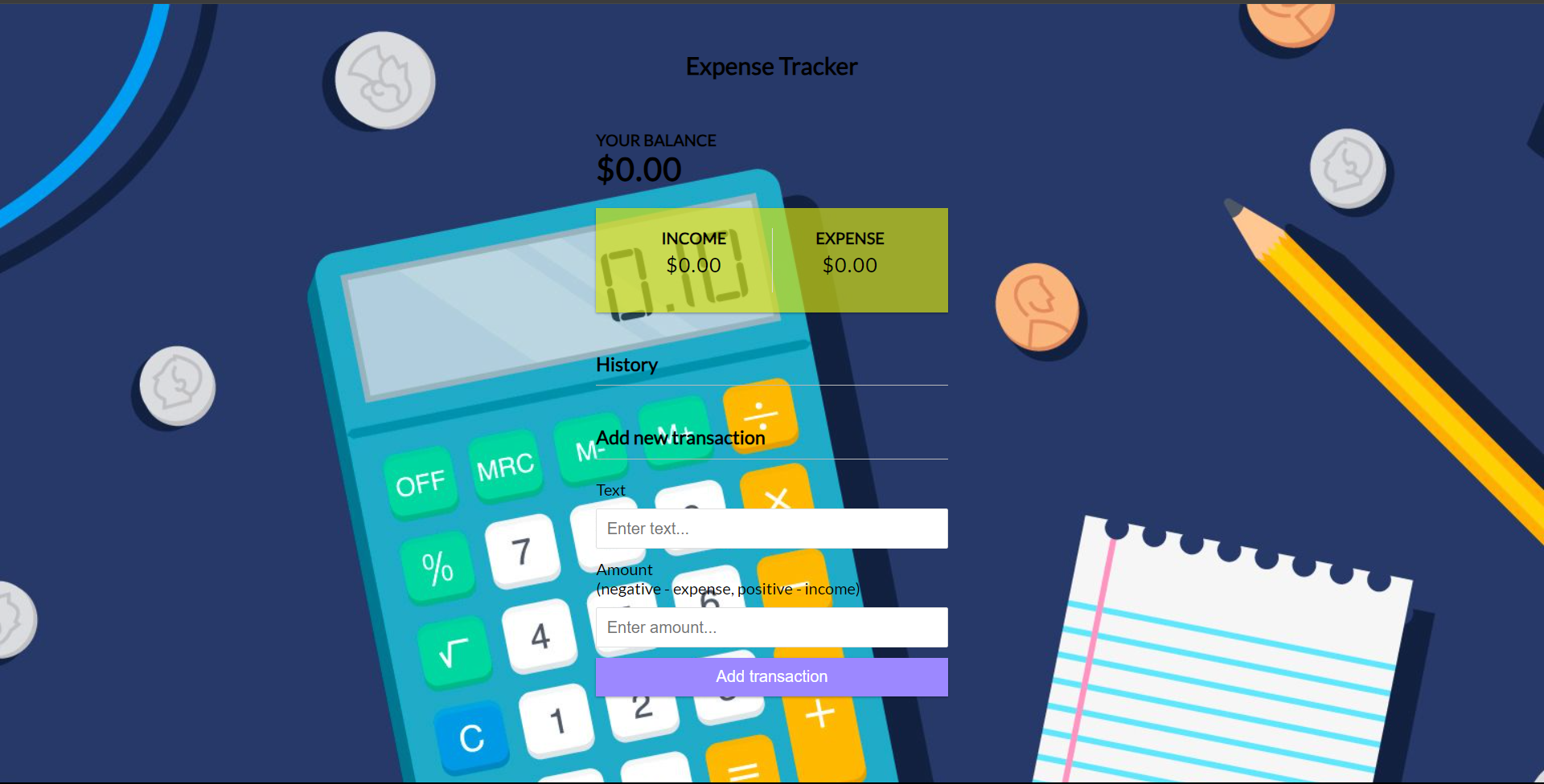 Expense tracker